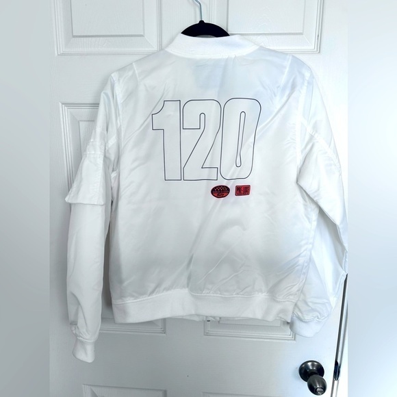 NWT Harley-Davidson, Women's 120th Anniversary Bomber Jacket - White, Small - Picture 4 of 10